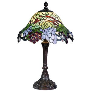 Stolní lampa Tiffany - Ø 30*48 cm 1x E27 Clayre & Eef  - -