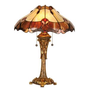 Stolní lampa Tiffany - Ø 40*53 cm Clayre & Eef  - -