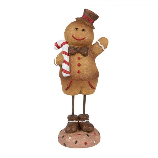 Vánoční dekorace Perníček Gingerbread Man - 10*8*23 cm Clayre & Eef  - -