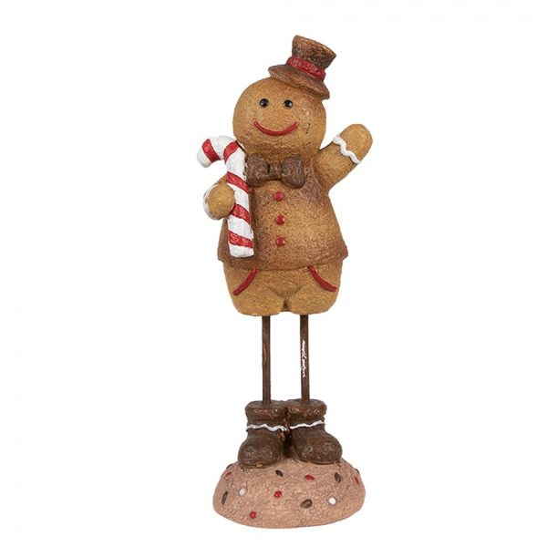 Vánoční dekorace Perníček Gingerbread Man - 7*7*18 cm Clayre & Eef  - -