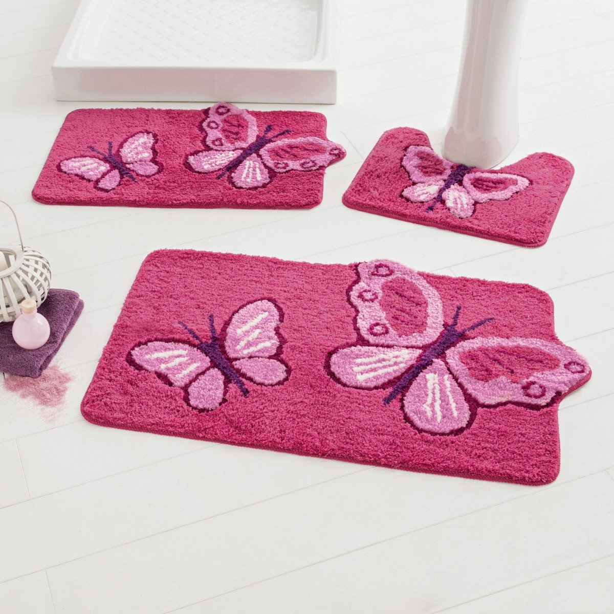 2164332 Koupelnová předložka Motýli