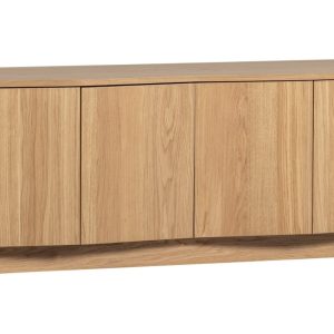 WOOOD Dubový TV stolek Mora 133 x 45 cm  - Výška52 cm- Šířka 133 cm