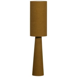 WOOOD Hnědá kovová stojací lampa Lofa 130 cm  - Výška130 cm- Průměr 30 cm