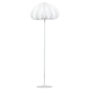 WOOOD Bílá stojací lampa Daila 150 cm  - Výška150 cm- Průměr 50 cm