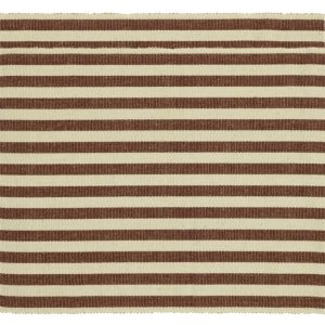 Södahl Set dvou hnědých prostírání Stripe 48 x 33 cm  - Výška33 cm- Šířka 48 cm