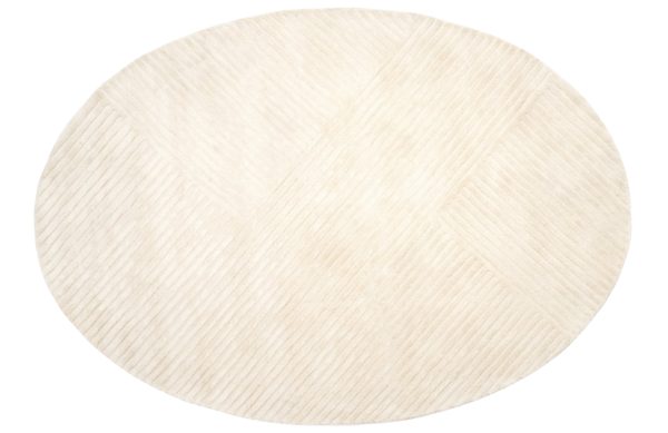 Fargotex Béžový koberec Sierra Oval 200 x 300 cm  - Délka300 cm- Šířka 200 cm