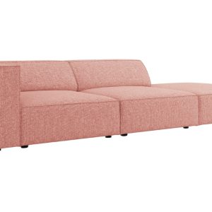 Růžová čalouněná čtyřmístná pohovka Cosmopolitan Design Arendal 262 cm