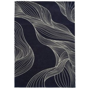 Fargotex Modrý koberec Neptun 160 x 230 cm  - Délka230 cm- Šířka 160 cm