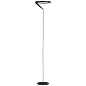 Černá kovová stojací LED lampa Nova Luce Tilia 168 cm  - Výška168 cm- Průměr 33 cm