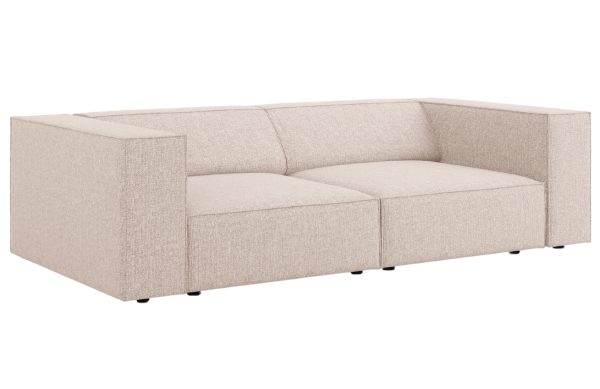 Světle béžová čalouněná třímístná pohovka Cosmopolitan Design Arendal 204 cm  - Výška70 cm- Šířka 204 cm