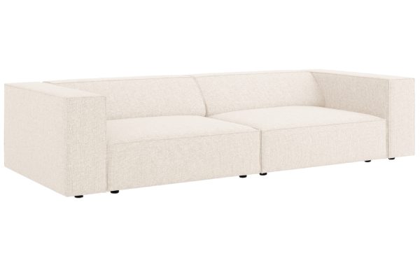 Světle béžová čalouněná čtyřmístná pohovka Cosmopolitan Design Arendal 244 cm  - Výška70 cm- Šířka 244 cm