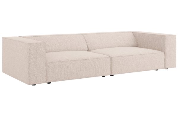 Béžová čalouněná čtyřmístná pohovka Cosmopolitan Design Arendal 244 cm  - Výška70 cm- Šířka 244 cm