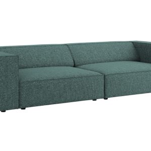 Petrolejová čalouněná čtyřmístná pohovka Cosmopolitan Design Arendal 244 cm  - Výška70 cm- Šířka 244 cm