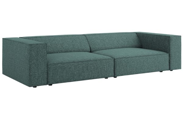 Petrolejová čalouněná čtyřmístná pohovka Cosmopolitan Design Arendal 244 cm  - Výška70 cm- Šířka 244 cm