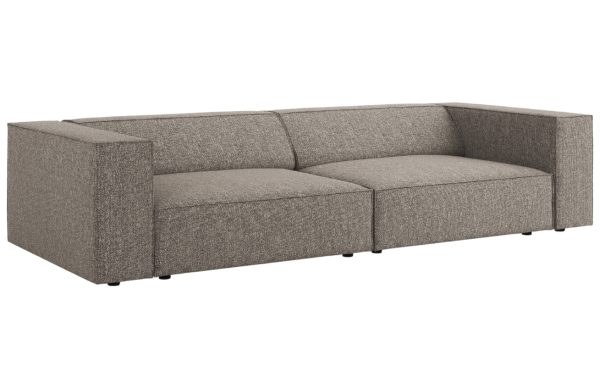 Šedá čalouněná čtyřmístná pohovka Cosmopolitan Design Arendal 244 cm  - Výška70 cm- Šířka 244 cm