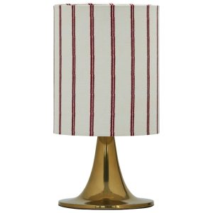 House Doctor Zlatá kovová stolní lampa Tulip  - Výška38 cm- Průměr 20 cm