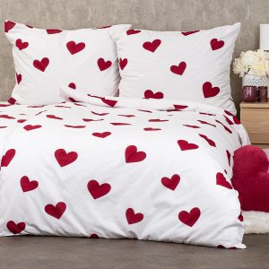 4Home Bavlněné povlečení Red Hearts