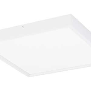 Bílé kovové stropní LED světlo Nova Luce Itos 40 x 40 cm  - Výška4