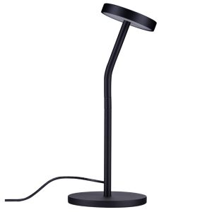 Černá kovová stolní LED lampa Nova Luce Logos  - Výška35 cm- Šířka 14 cm