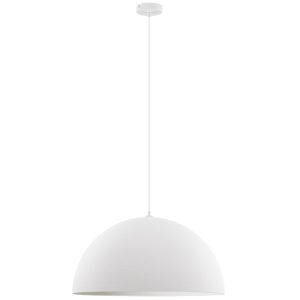 Bílé závěsné světlo Nova Luce Lefko II. 60 cm  - Výška250 cm- Šířka 60 cm