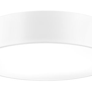 Matně bílé kovové stropní světlo Nova Luce Finezza 50 cm  - Výška12 cm- Průměr 50 cm