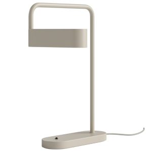 Bolia Krémově bílá kovová stolní lampa Scribe  - Výška41 cm- Šířka 8