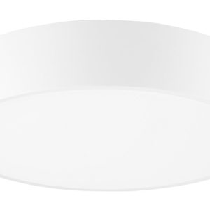 Bílé kovové stropní LED světlo Nova Luce Roda 40 cm  - Výška10 cm- Průměr 40 cm