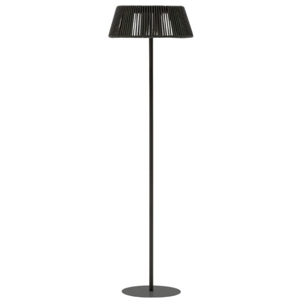 Tmavě zelená zahradní solární LED lampa Kave Home Aldet 160 cm  - Výška160 cm- Průměr 45 cm