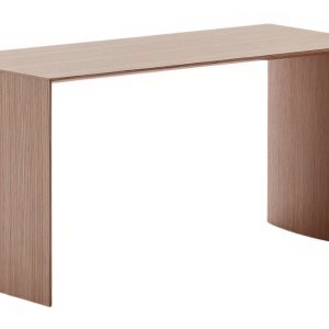 Ořechový konferenční stolek Kave Home Litto 90 x 45 cm  - Výška42 cm- Šířka 90 cm