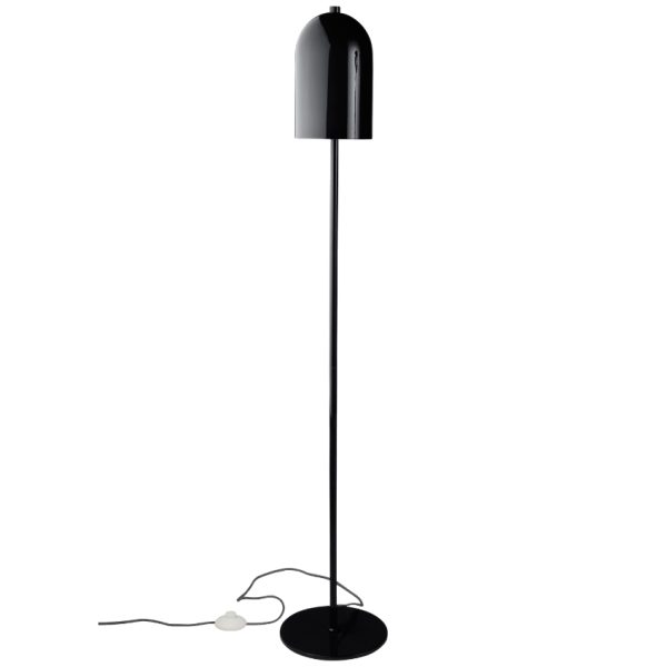 Jotex Černá kovová stojací lampa ARA 130 cm  - Výška130 cm- Průměr 23 cm