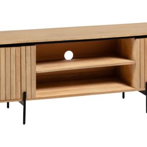 Dřevěný TV stolek Kave Home Licia 160 x 43 cm  - Šířka160 cm- Výška 55 cm