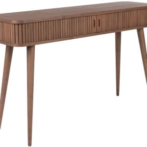 Ořechový toaletní stolek ZUIVER BARBIER 120 x 35 cm  - Výška74 cm- Hloubka 35 cm