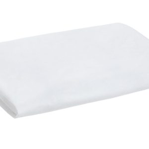 Bílé prostěradlo Kave Home Jasleen 60 x 120 cm  - Výška1 cm- Šířka 70 cm