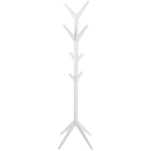 Scandi Bílý lakovaný věšák Bond  - Výška178 cm- Šířka 42 cm