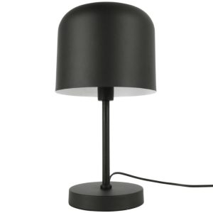 Present time Černá kovová stolní lampa Ari - Výška39