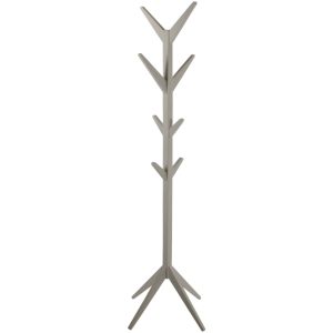 Scandi Šedý lakovaný věšák Bond - Výška178 cm- Šířka 42 cm