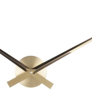 Present time Zlaté nástěnné hodiny Pointer 52 cm  - Minutová ručička52 cm- Hodinová ručička 40 cm