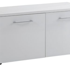 Germania Bílý botník Scalea 98 x 40 cm  - Výška53 cm- Šířka 98 cm