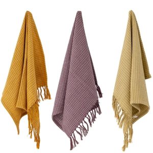 Sada tří barevných bavlněných utěrek Bloomingville Paprika - Délka70 cm- Šířka 45 cm