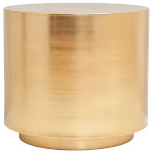 House Doctor Zlatý kovový odkládací stolek Step 50 cm - Výška45