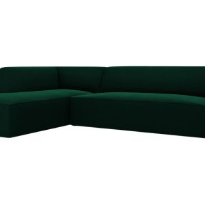 Micadoni Sametová rohová pohovka Ruby 273 cm