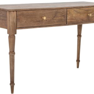 Hnědý mangový toaletní stolek Bloomingville Betton 127 x 50 cm  - výška77 cm- šířka 127 cm