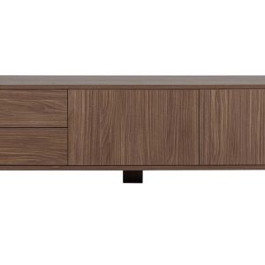 WOOOD Ořechový TV stolek Eppes 160 x 44 cm  - Vyžaduje montážAno- Výška 42 cm