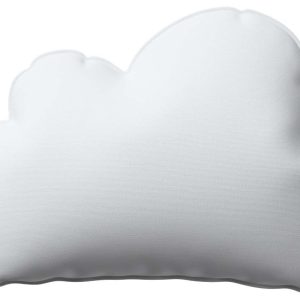 Yellow Tipi Bílý polštář ve tvaru mráčku Soft Cloud 55 cm  - Výška35 cm- Šířka 55 cm