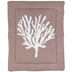 Růžová hrací deka Quax Seaweed 93 x 73 cm  - Šířka73 cm- Délka 93 cm