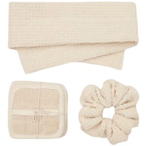 Koupelnová sada pro péči o obličej Kave Home Menelik  - Výška boxu3 cm- Šířka boxu 33 cm