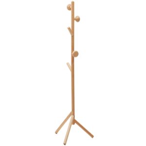 Dřevěný stojací věšák Kave Home Nadue 170 cm  - Výška170 cm- Šířka 46 cm