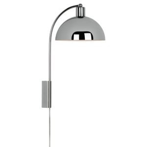 Nordlux Stříbrné kovové nástěnné světlo Ellen  - Výška43 cm- Šířka 26 cm