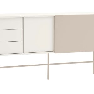 Béžová lakovaná komoda Teulat Nube 180 x 45 cm - Výška91 cm- Šířka 180 cm