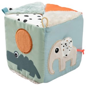 Barevná senzorická rozkládací kostka Done by Deer Deer friends  - Výška12